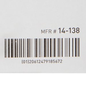 Exam Glove McKesson Large NonSterile Vinyl Standard Cuff Length Smooth Clear Not Rated