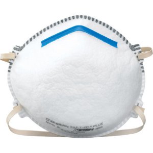 Particulate Respirator Mask North    SAF-T-FIT Plus Industrial N95 Cup Elastic Strap X-Large White NonSterile Not Rated Adult