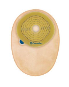 Ostomy Pouch Esteem   + One-Piece System 8 Inch Length 1 Inch Stoma Closed End Pre-Cut