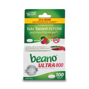 Gas Relief Beano   400 GALU Strength Tablet 100 per Bottle