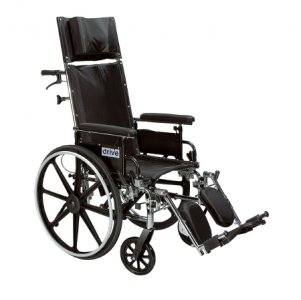 Lightweight Wheelchair drive    Viper Plus GT Dual Axle Desk Length Arm Black Upholstery 20 Inch Seat Width Adult 300 lbs. Weight Capacity