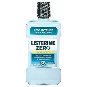 Mouthwash Listerine   Zero   16.66 oz. Mint Flavor