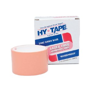 Medical Tape Hy-Tape   Waterproof Zinc Oxide Adhesive 1-1/2 Inch X 5 Yard Pink NonSterile