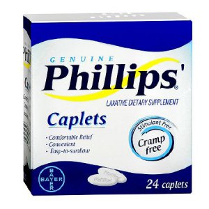Laxative Phillips'   Caplet 24 per Box 500 mg Strength Magnesium