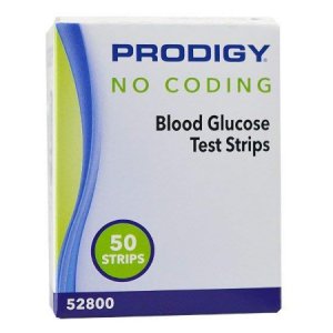 Blood Glucose Test Strips Prodigy   50 Strips per Box No Coding Required For All Prodigy   Meters