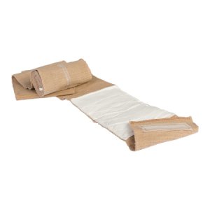 Trauma Pressure Dressing with Wrap ETD    4 X 70 Inch Standard Compression C-Clasp Closure Tan / White 4 X 6 Inch Pad Sterile