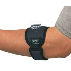 Elbow Band IMAK RSI   One Size Fits Most Buckle and hook and loop strap Left or Right Arm Black