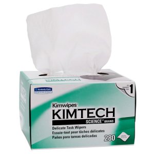 Delicate Task Wipe Kimtech Science Kimwipes Light Duty White NonSterile 1 Ply Tissue 4-2/5 X 8-2/5 Inch Disposable