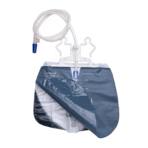 Urinary Drain Bag Fig Leaf    Lite Anti-Reflux Valve Sterile 2000 mL Vinyl