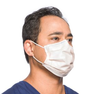 Procedure Mask FluidShield Anti-fog Foam Pleated Earloops One Size Fits Most Orange NonSterile ASTM Level 3 Adult