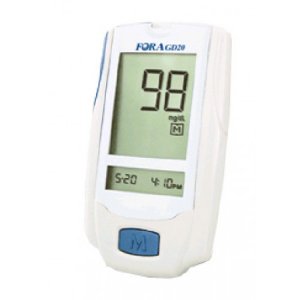 Blood Glucose Meter FORA   G 20 7 Second Results Stores Up To 450 Results No Coding Required
