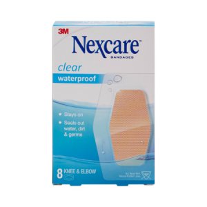 Adhesive Strip Nexcare    Waterproof 2-3/8 X 3   Inch Plastic Knee / Elbow Sheer Sterile