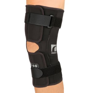 Knee Brace Ossur   Rebound   X-Large D-Ring / Hook and Loop Strap Closure 20-1/2 to 22-1/2 Inch Thigh Circumference Short Length Left or Right Knee