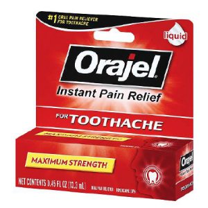 Oral Pain Relief Orajel   10% Strength Benzocaine Oral Gel 0.25 oz.