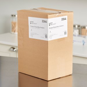 Glove Box Holder McKesson Prevent   Vertical Mounted 1-Box Capacity Putty 3-7/8 X 6-1/2 X 11 Inch Plastic