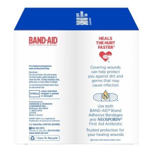 Adhesive Strip Band-Aid   Assorted Sizes Plastic Assorted Shapes Tan Sterile