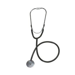 Classic Stethoscope Mabis   Black 1-Tube 22 Inch Tube Single Head Chestpiece