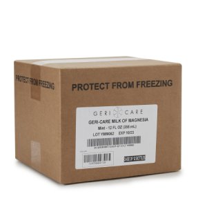 Laxative Milk of Magnesia Mint Flavor Liquid 12 oz. Magnesium Hydroxide