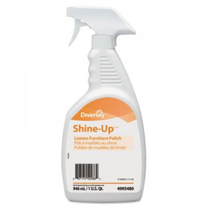 Diversey    Shine-Up    Furniture Polish Pump Spray Liquid 1 Quart Bottle Lemon Scent NonSterile