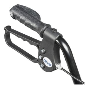 4 Wheel Rollator drive    Blue Adjustable Height / Folding Aluminum Frame