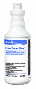 Diversey    Crew   Super Blue    Toilet Bowl Cleaner Alcohol Based Manual Squeeze Liquid 32 oz. Bottle Citrus Scent NonSterile