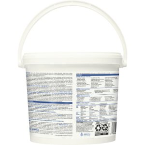 Clorox Healthcare   Surface Disinfectant Cleaner Premoistened Peroxide Based Manual Pull Wipe 185 Count Pail Unscented NonSterile