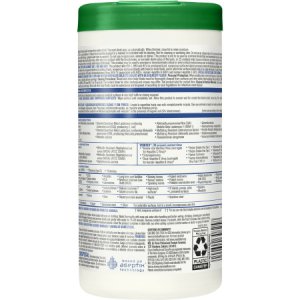 Clorox Healthcare   Surface Disinfectant Cleaner Premoistened Peroxide Based Manual Pull Wipe 155 Count Canister Unscented NonSterile