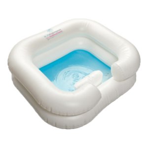 Inflatable Shampoo Basin EZ-Shampoo   8 X 22 X 24 Inch White