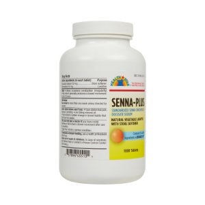 Stool Softener Geri-Care Senna Plus Tablet 1,000 per Bottle 50 mg - 8.6 mg Strength Docusate Sodium / Sennosides
