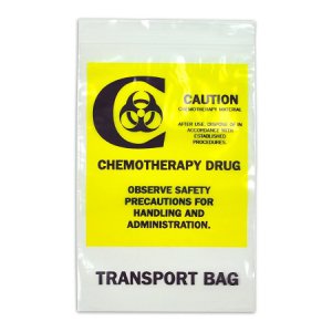 Chemo Drug Transport Bag Elkay   Plastics Clear Bag LDPE 12 X 15 Inch