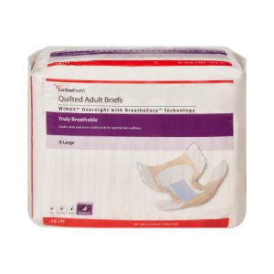 Unisex Adult Incontinence Brief Wings    X-Large Disposable Heavy Absorbency