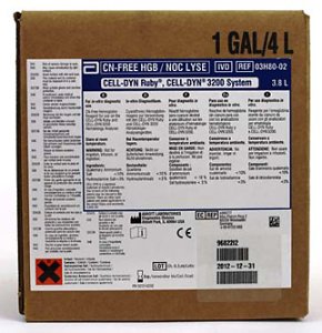 Reagent CN-Free HGB / NOC Lyse For Cell Dyn 3200 Hematology Analyzer 4 Liter