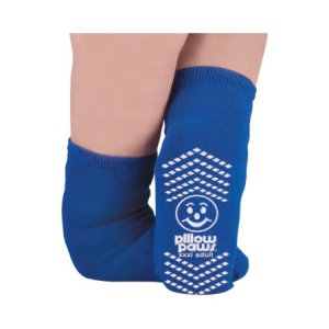Slipper Socks Pillow Paws   Bariatric 3X-Large Royal Blue Ankle High