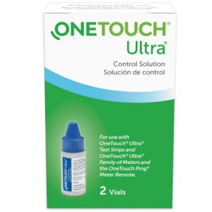 Blood Glucose Control Solution One Touch   Ultra Blood Glucose Testing 2 X 4 mL