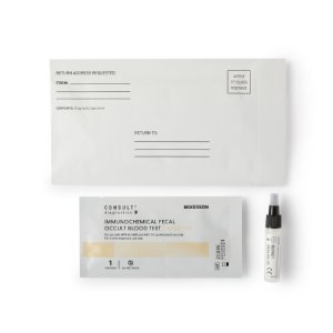Rapid Test Kit McKesson Consult    Colorectal Cancer Screening Fecal Occult Blood Test (iFOB or FIT) Stool Sample 25 Tests CLIA Waived