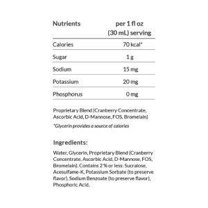 Oral Supplement / Tube Feeding Formula UTI-Stat   Cranberry Flavor Ready to Use 1 oz. Individual Packet