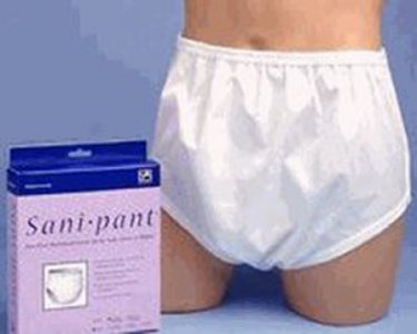 Sani-Pant    Protective Underwear Unisex Nylon / Plastic X-Large Pull On Reusable