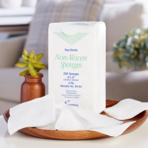 Nonwoven Sponge McKesson Brand Nonwoven / Rayon / Polyester 4-Ply 4 X 4 Inch Square NonSterile