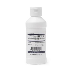 Surgical Scrub Solution Dyna-Hex 4   8 oz. Bottle 4% Strength CHG (Chlorhexidine Gluconate) NonSterile