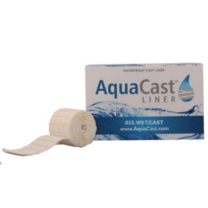 Cast Padding Adhesive / Waterproof AquaCast   3 Inch X 1.8 Yard PTFE NonSterile