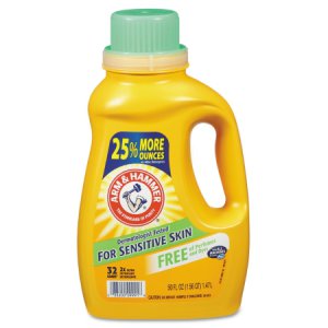 Laundry Detergent Arm & Hammer   50 oz. Bottle Liquid Unscented