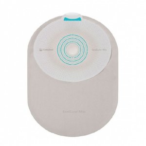 Ostomy Pouch SenSura   Mio One-Piece System 7-1/4 Inch Length, Midi 5/8 to 1-3/4 Inch Stoma Closed End Flat, Trim to Fit