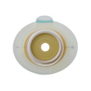 Ostomy Barrier SenSura   Mio Click Trim to Fit, Extended Wear 40 mm Flange Green Code System 3/8 to 1-3/8 Inch Opening