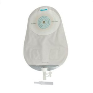Ostomy Pouch SenSura   Mio One-Piece System 10-1/2 Inch Length, Maxi 3/8 to 1-3/4 Inch Stoma Drainable Flat, Trim to Fit