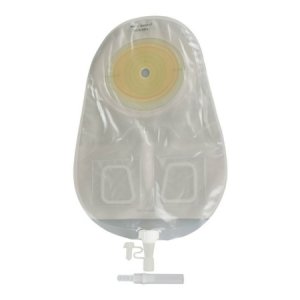 Ostomy Pouch SenSura   Mio One-Piece System 10-1/2 Inch Length, Maxi 3/8 to 1-3/4 Inch Stoma Drainable Flat, Trim to Fit