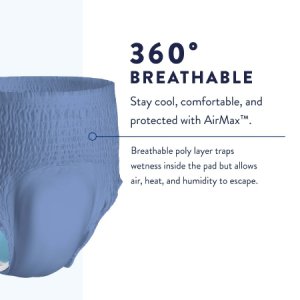 Male Adult Absorbent Underwear Prevail   Per-Fit   Men Pull On with Tear Away Seams X-Large Disposable Moderate Absorbency