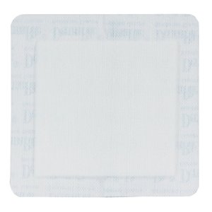 Adhesive Dressing DermaRite   Bordered Gauze 6 X 6 Inch Gauze Square White Sterile