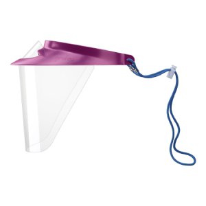 Face Shield Kit Polysoft One Size Fits Most Full Length Anti-fog Reusable NonSterile