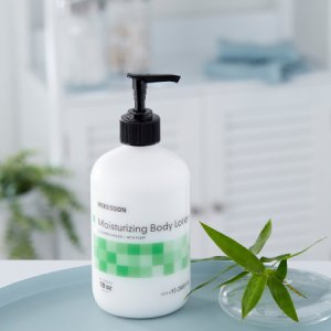 Hand and Body Moisturizer McKesson 18 oz. Pump Bottle Cucumber Melon Scent Lotion