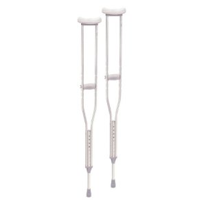 Underarm Crutches drive    Aluminum Frame Adult 350 lbs. Weight Capacity